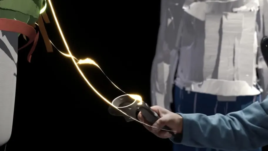 Spielszene aus Tilt Brush, Bild 1