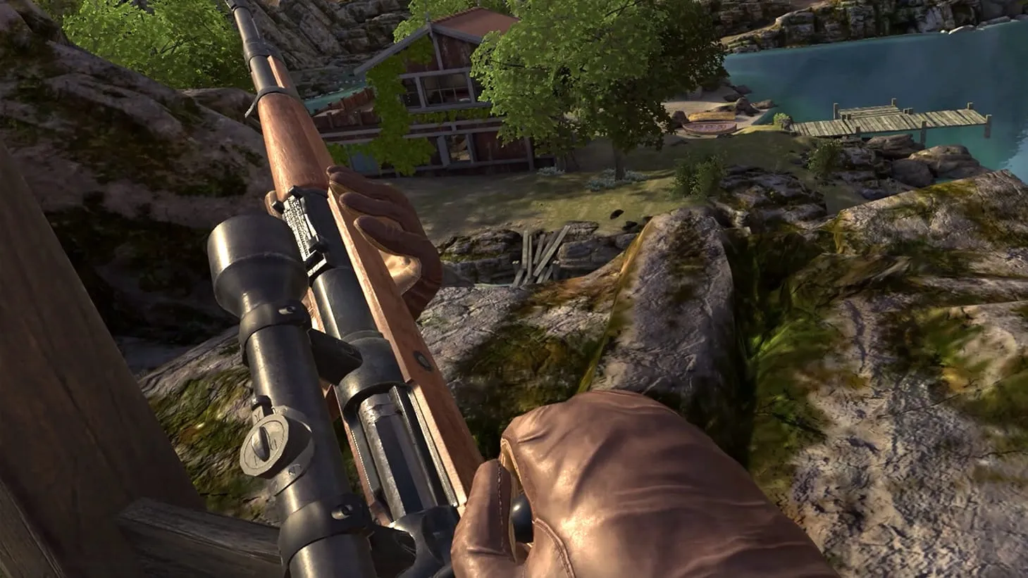 Spielszene aus Sniper Elite VR, Bild 1