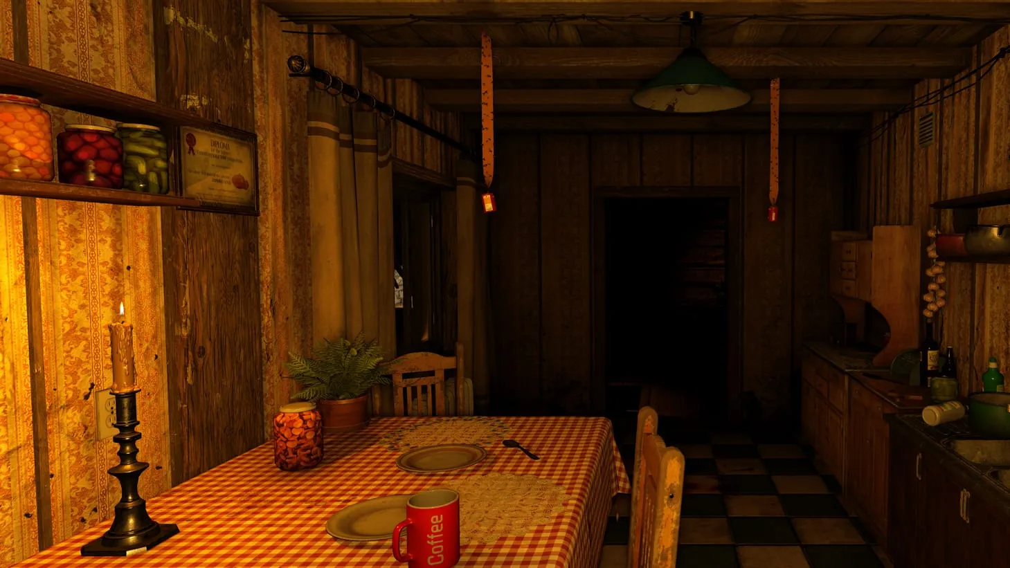 Кадр из игры House of Fear VR, 2