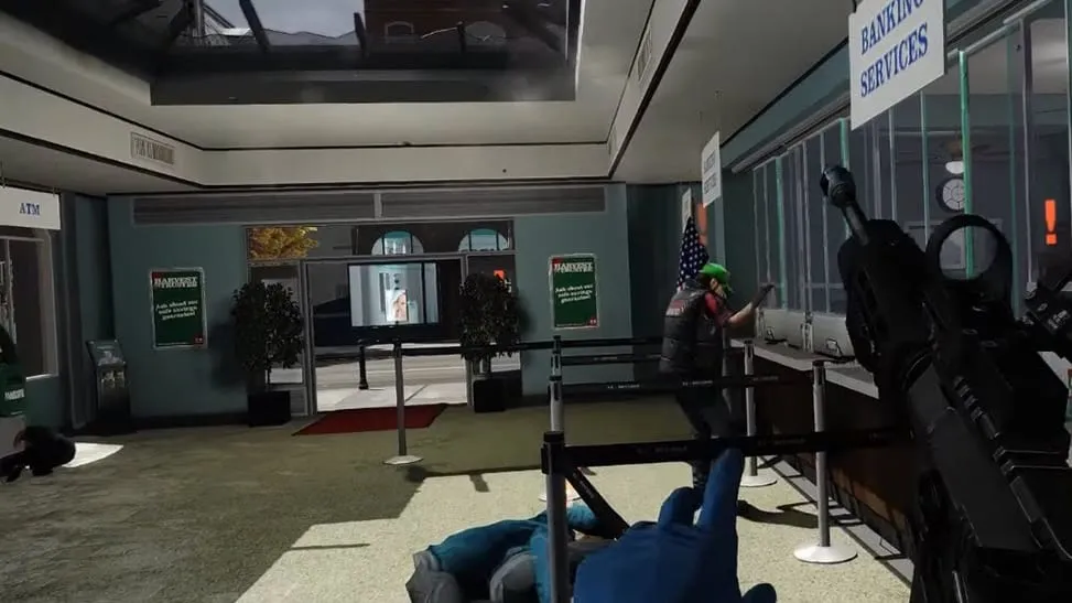 Payday 2 VR oyun görüntüsü 1
