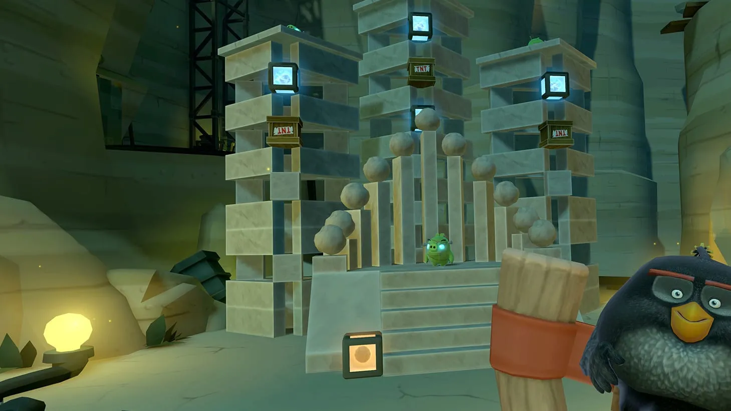 Angry Birds VR: Isle of Pigs oyun görüntüsü 2