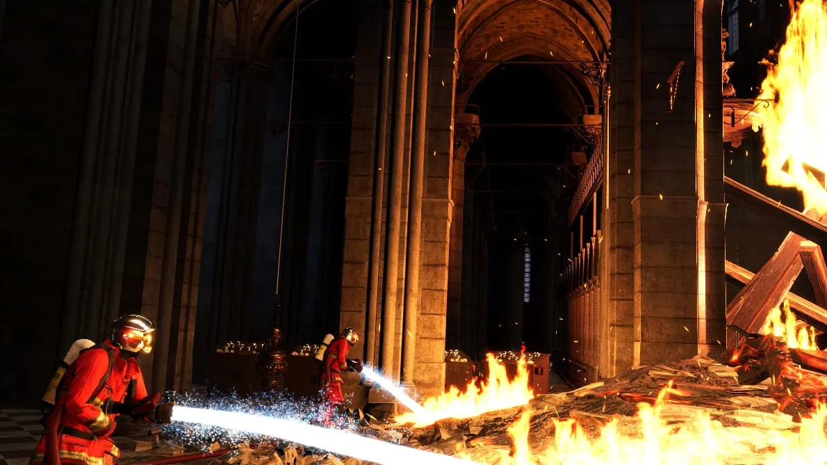 Escape Notre-Dame on Fire oyun görüntüsü 3